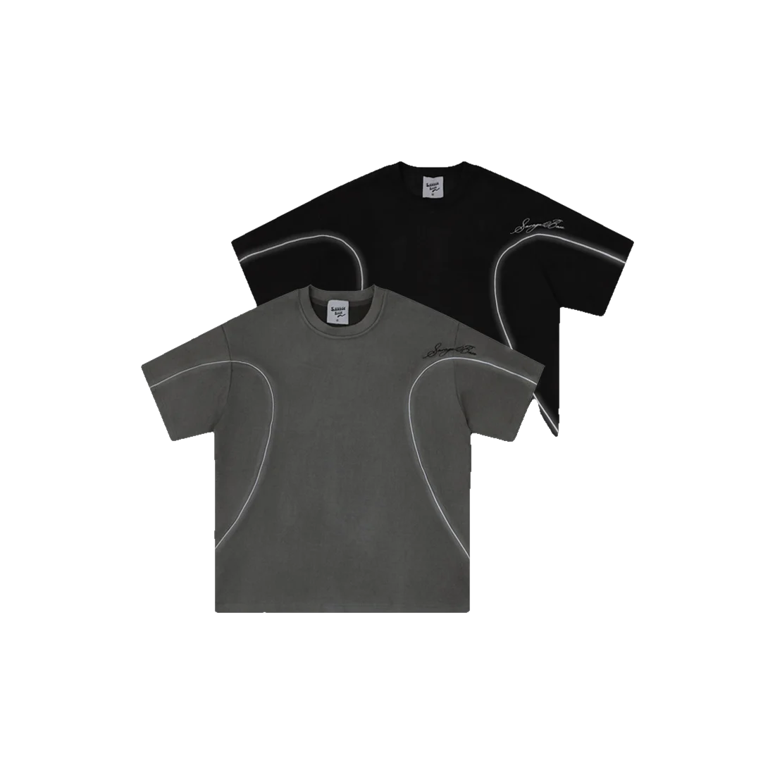 The Dark Panelled T-Shirt II