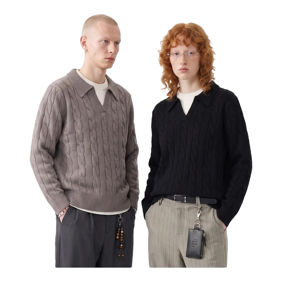 The Quiet Luxury Jacquard Knit Jumper