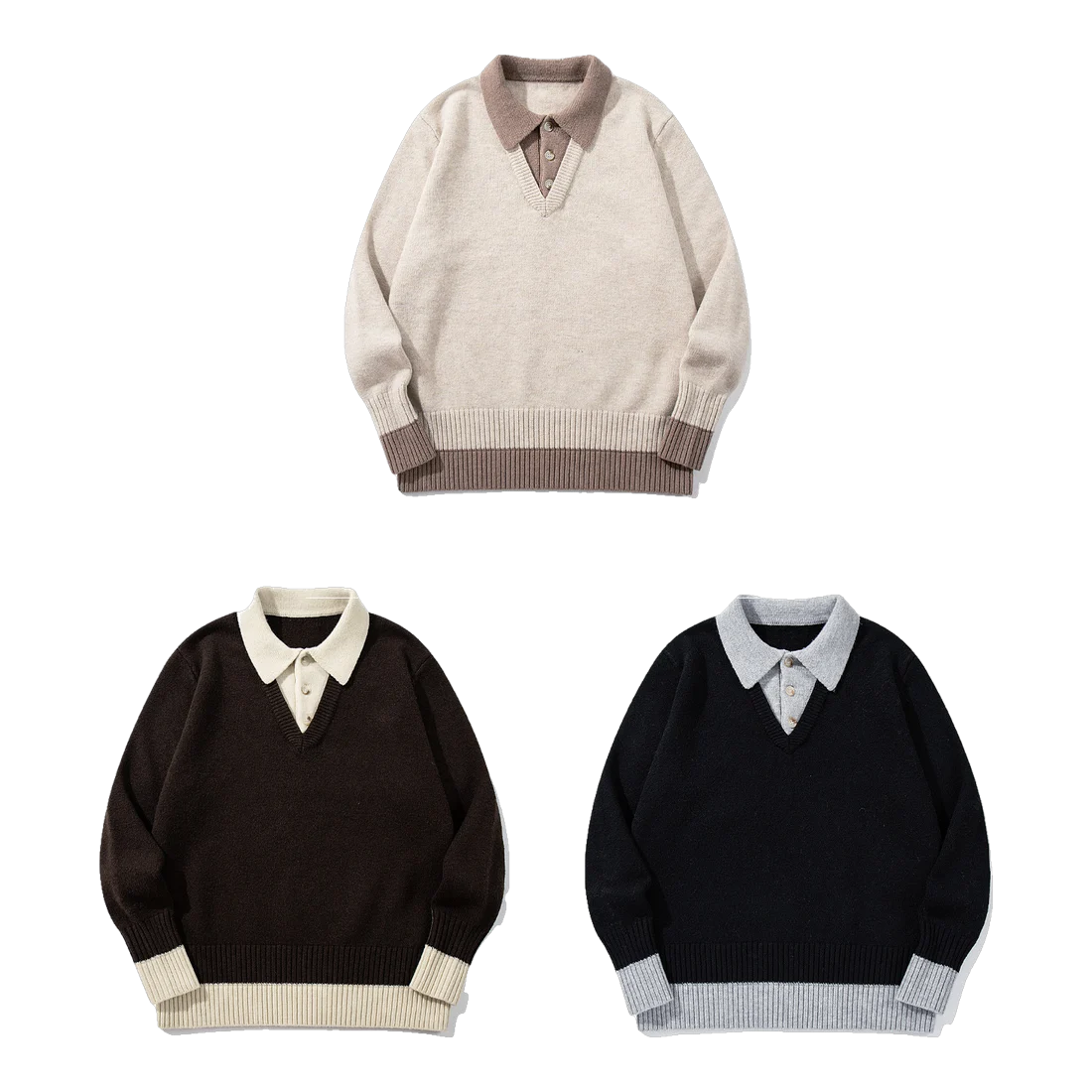 The Vintage Layered Knit Jumper VI