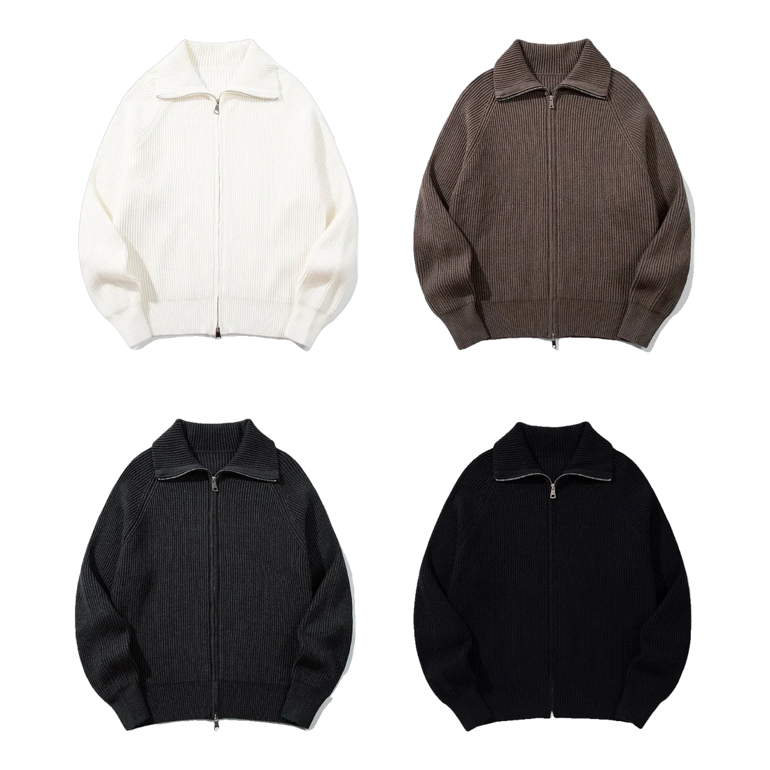 The Vintage Zip Knit Jumper III