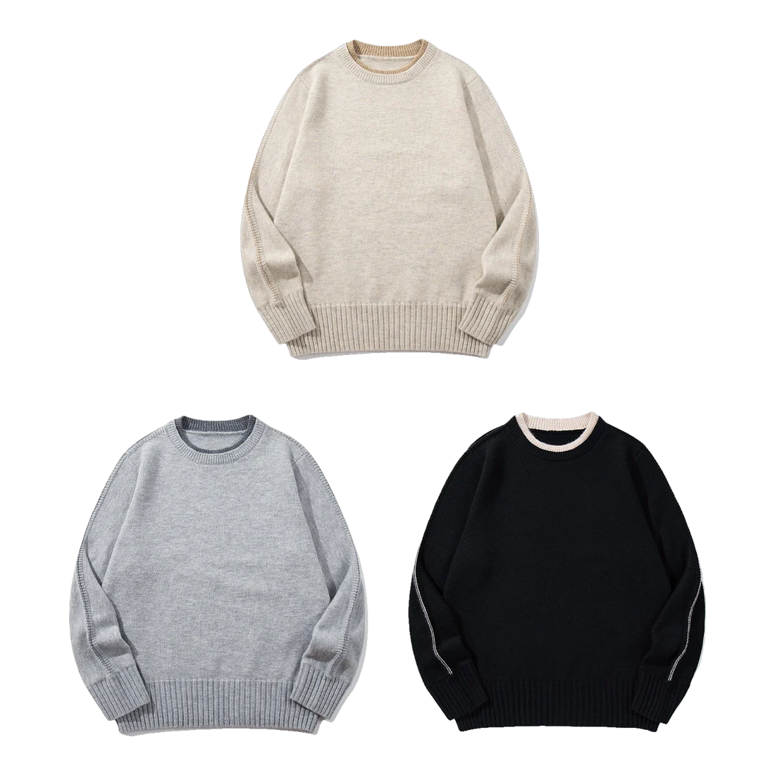 The Vintage Layered Knit Jumper VII