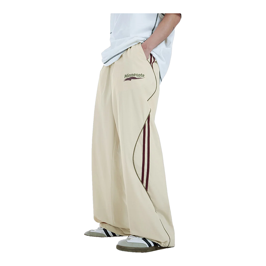 The Americana Relaxed Wide Leg Trousers