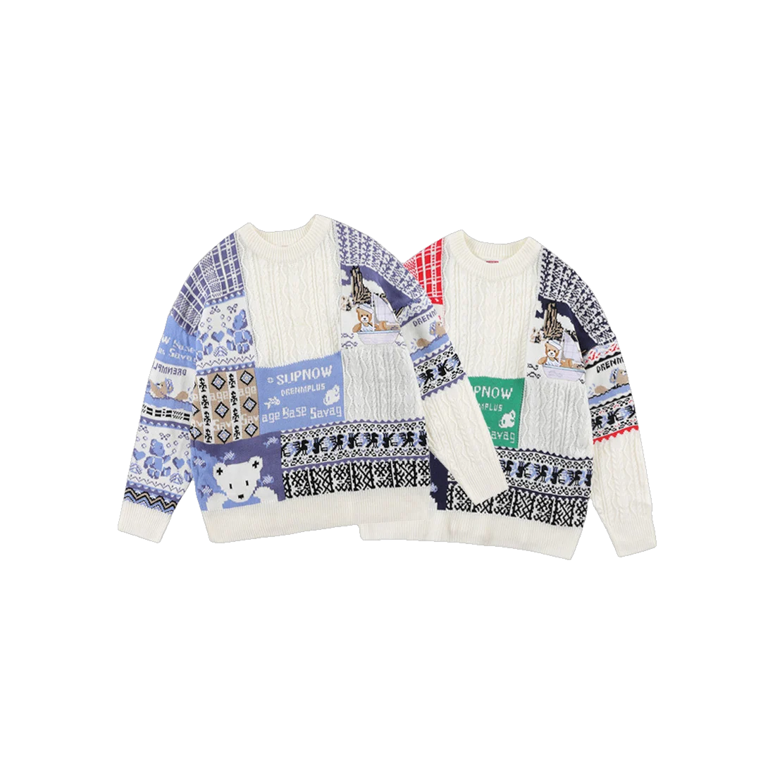 The Vintage Panelled Knit Jumper II