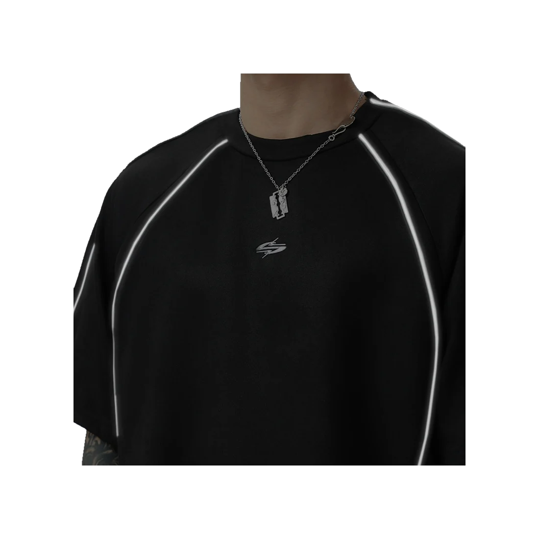 The Dark Panelled T-Shirt