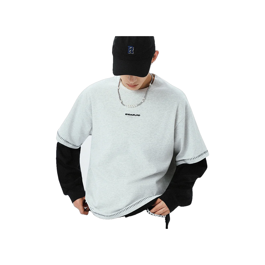 The Americana Panelled T-Shirt 8