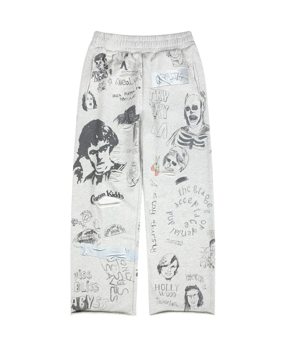 The Americana Distressed Sweatpants